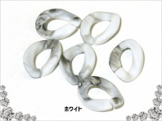 画像6: 大理石調★プラスチックチェーン17mm×23mm 4色有 (6)