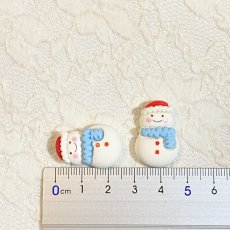 画像5: 【単品】雪だるま　クリスマス　プラパーツ　A4-1 (5)