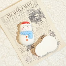 画像2: 【単品】雪だるま　クリスマス　プラパーツ　A4-1 (2)