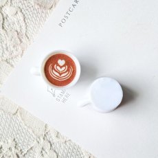 画像3: 【単品】ハートのカプチーノ　プラパーツ　カップ　A2-10 (3)