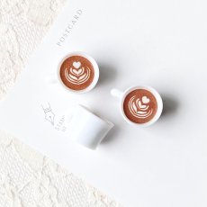 画像1: 【単品】ハートのカプチーノ　プラパーツ　カップ　A2-10 (1)