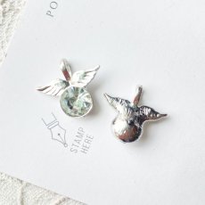 画像3: 【単品】天使の羽根　ガラスチャーム　２色有　A4-1 (3)