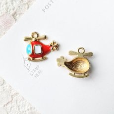 画像3: 【単品】ヘリコプターチャーム　２色有　A4-1 (3)