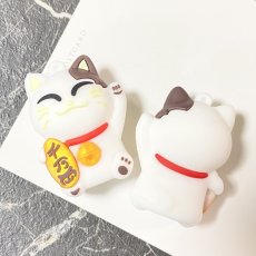 画像2: 【単品】招き猫　パーツ　チャーム　A2-4 (2)