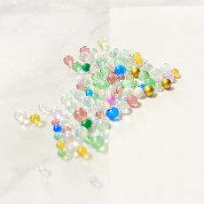 画像3: 【約15ｇ】ガラスの穴なし　パーツ　3色有 (3)