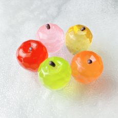 画像1: 【ミックス4個】クリアりんご　プラパーツ (1)