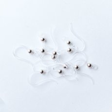 画像5: 【10個】5ペア　樹脂ピアスフック　ステンレス　2色有　A4-5 (5)