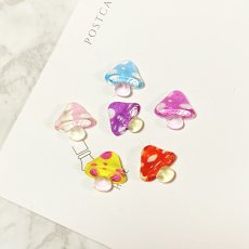 画像3: 【20個】キノコのネイル　パーツ　カボション (3)