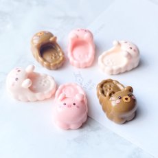 画像2: 【単品】動物のスリッパ　プラパーツ　3色有 (2)