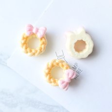 画像4: 【単品】りぼん付き　ドーナツ　2色有 (4)