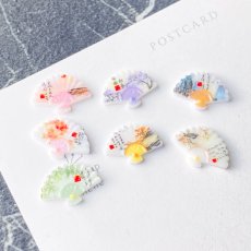 画像1: 【20個】ネイルサイズ　扇子　デコパーツ (1)