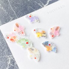 画像2: 【20個】ネイルサイズ　扇子　デコパーツ (2)
